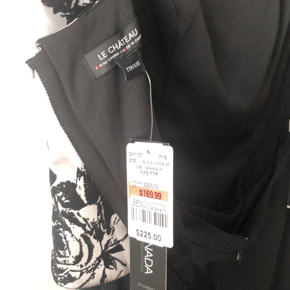 Brand new with tags two piece gown with front slit - Picture 4 of 6